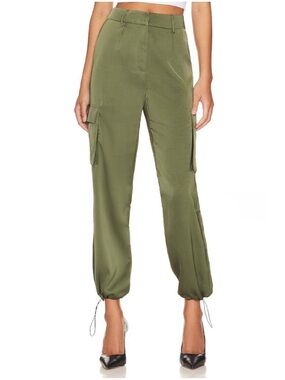 superdown Olive Utility Cargo Joggers